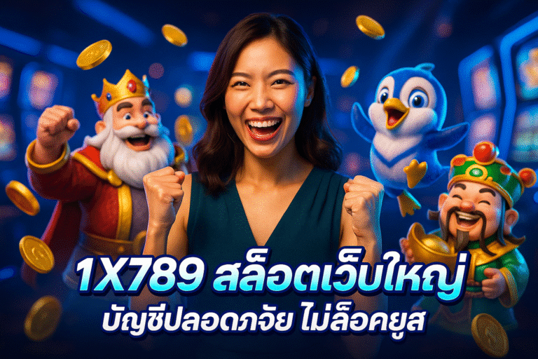 1X789 สล็อตเว็บใหญ่ บัญชีปลอดภัย ไม่ล็อคยูส