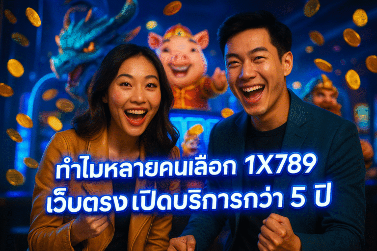 ทำไมหลายคนเลือก 1X789 เว็บตรงเปิดบริการกว่า 5 ปี