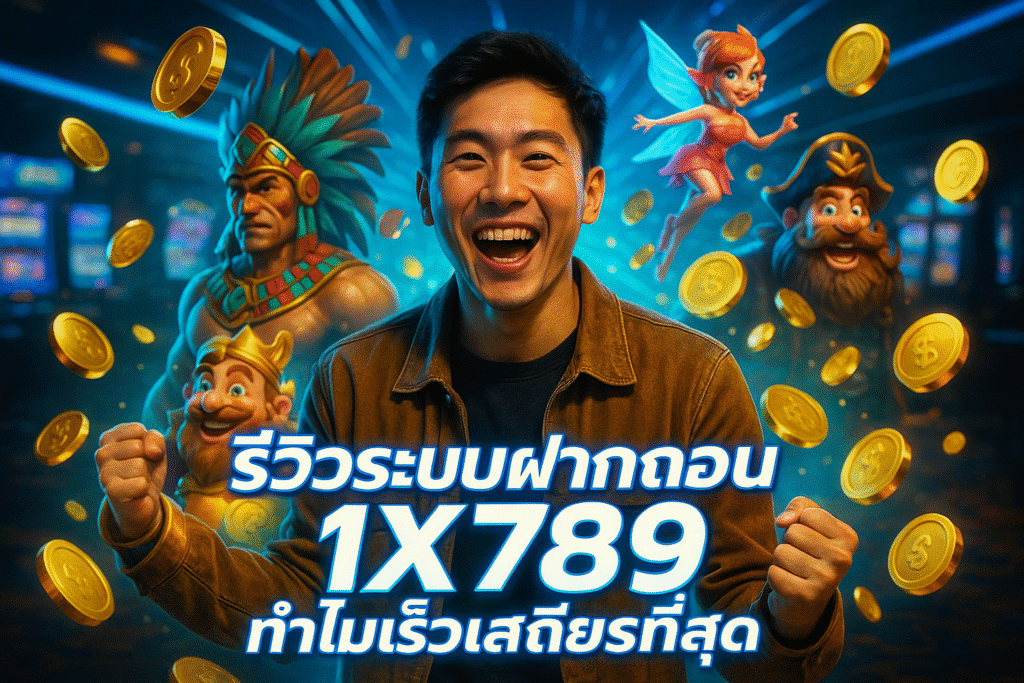 รีวิวระบบฝากถอน 1X789 ทำไมเร็วเสถียรที่สุด