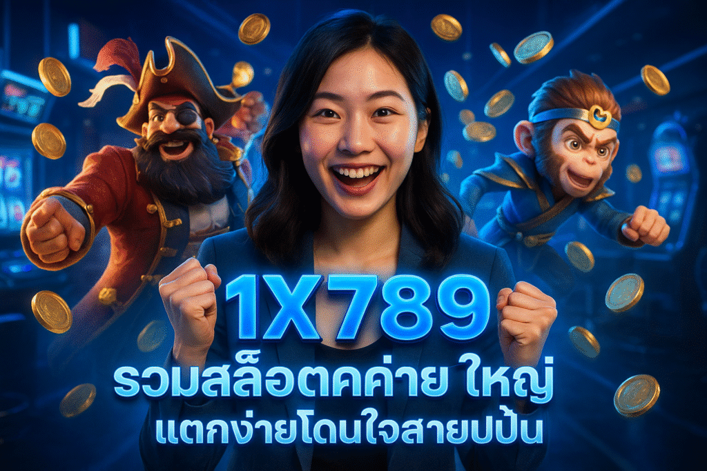 1X789 รวมสล็อตค่ายใหญ่ แตกง่ายโดนใจสายปั่น