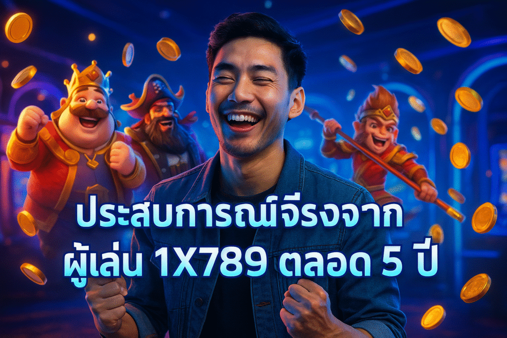 ประสบการณ์จริงจากผู้เล่น 1X789 ตลอด 5 ปี