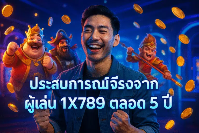ประสบการณ์จริงจากผู้เล่น 1X789 ตลอด 5 ปี