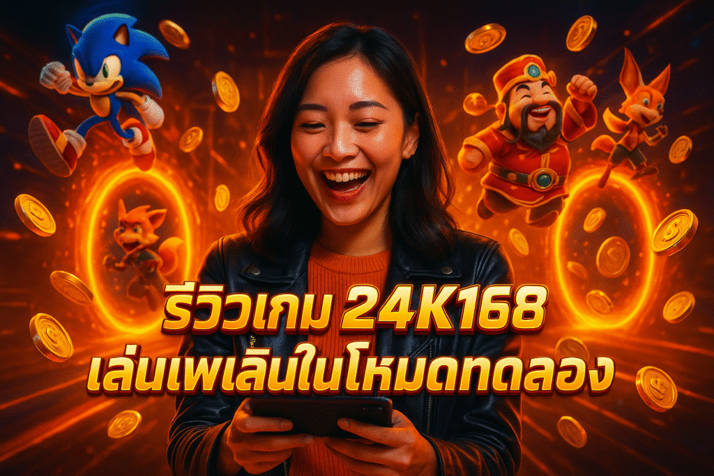 รีวิวเกม 24K168 เล่นเพลินในโหมดทดลอง