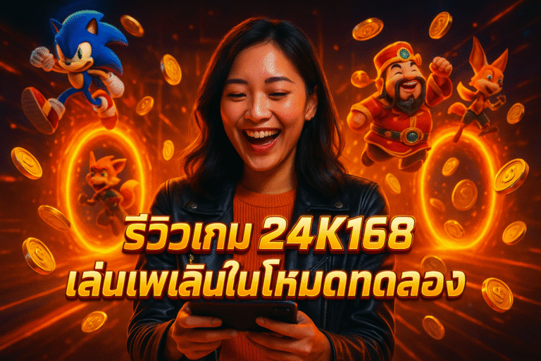 รีวิวเกม 24K168 เล่นเพลินในโหมดทดลอง